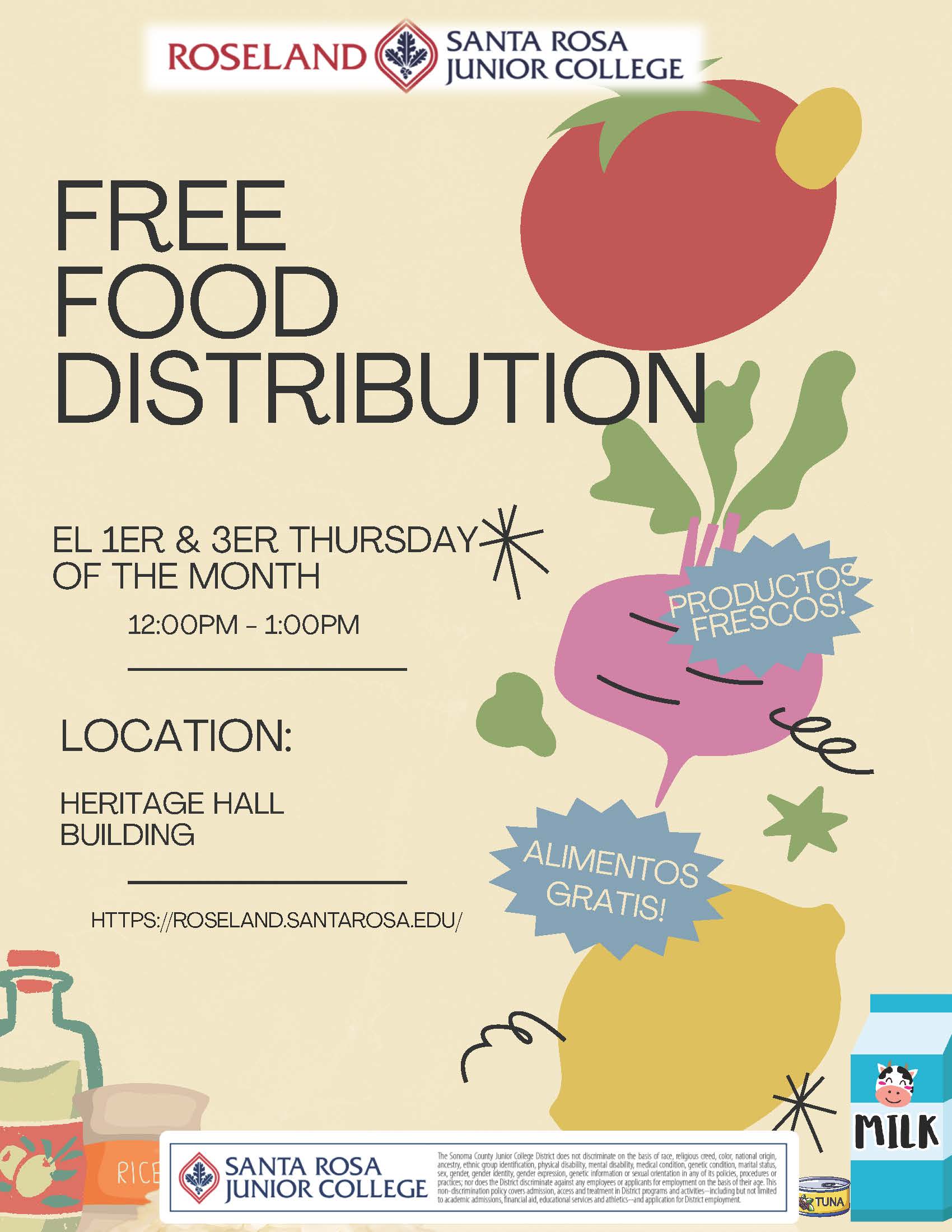 Food Distribution, English